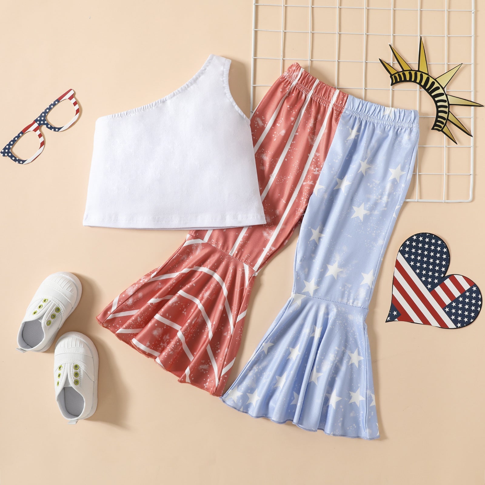 Little Patriot "Babe" Bell Bottom Set