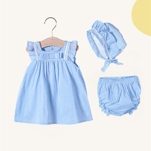 Baby Girl Summer Princess Thin Dress Suit