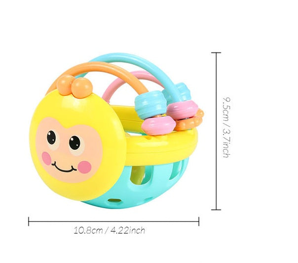 The Perfect Companion for Your Baby: Baby Bee Soft Rubber Ball Rattle Toy