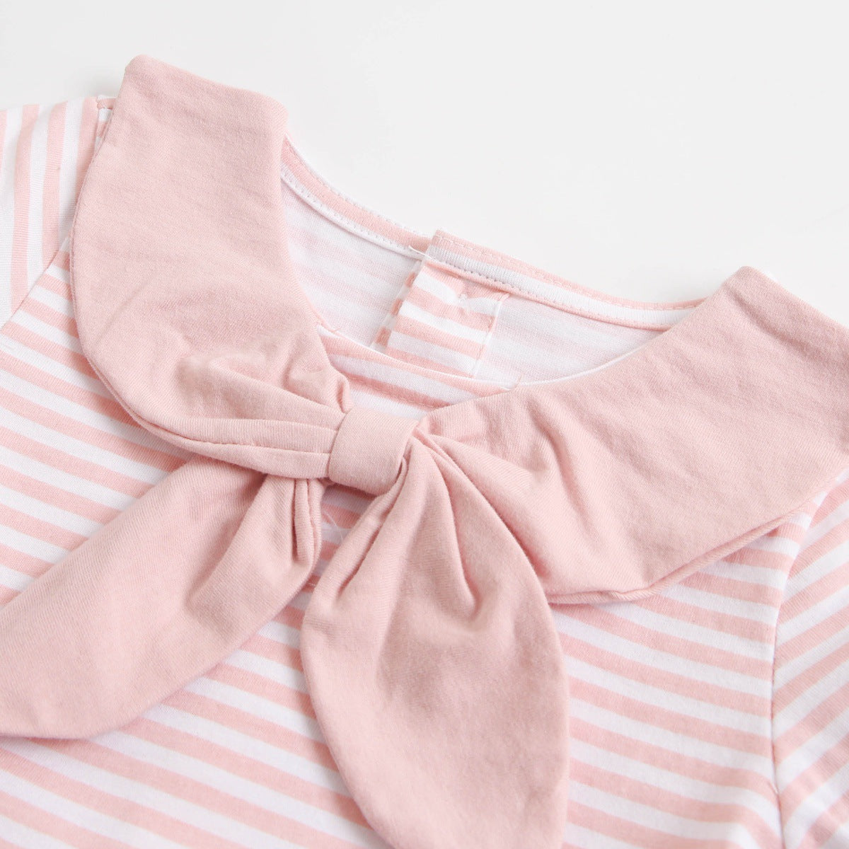 Discover the Perfect Striped Short Sleeve Onesie with Sailor Collar