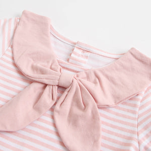 Discover the Perfect Striped Short Sleeve Onesie with Sailor Collar
