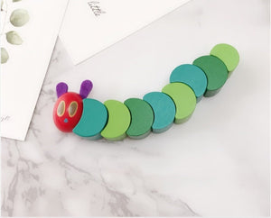 Discover the Montessori Wooden Twist & Wiggle Caterpillar
